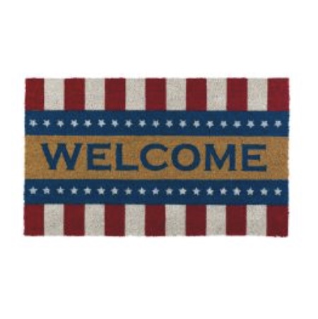 Americana Welcome Coir Doormat