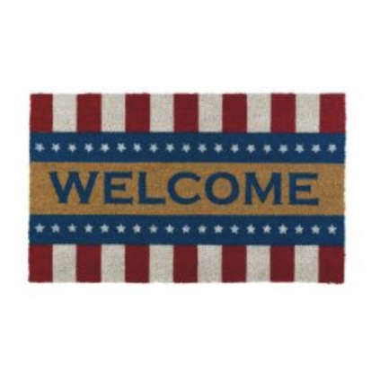 Americana Welcome Coir Doormat