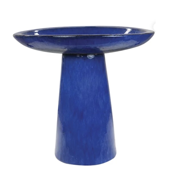 Large Athena Birdbath Cezanne Blue