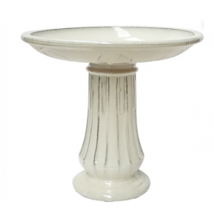 Small Athena Birdbath Beige