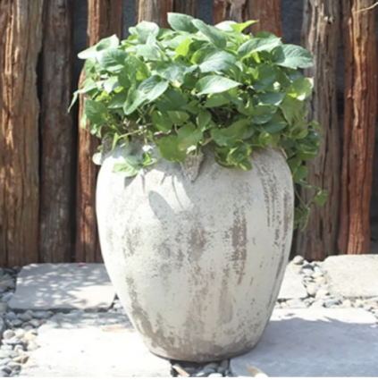 Makeo Tall Carob Planter 21.25" 