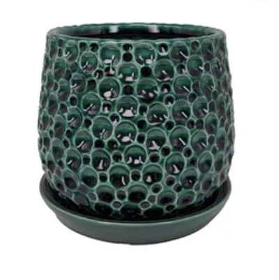 Crater Planter Deep Ocean 6" x 5"