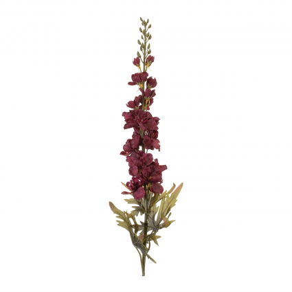 Burgundy Delphinium Stem 38"