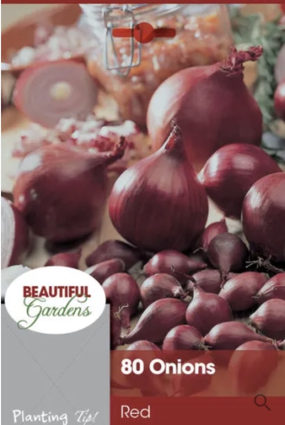 Red Onion Bulbs&nbsp;&nbsp;(80 Bulbs)