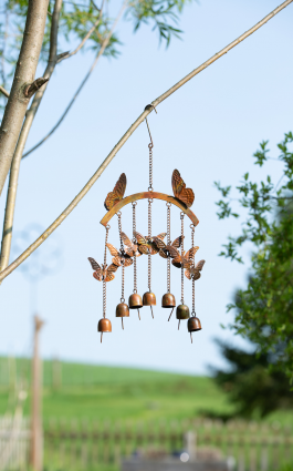 Butterflies on Arch Wind Chime
