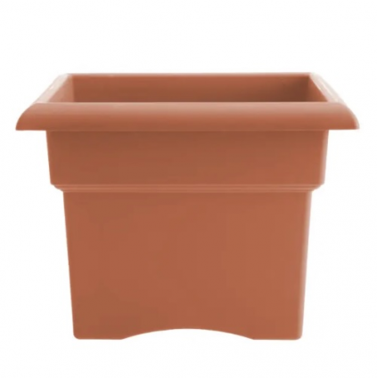 Veranda Square Terra Cotta Planter 14"
