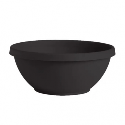Black Terra Plant Bowl 14"