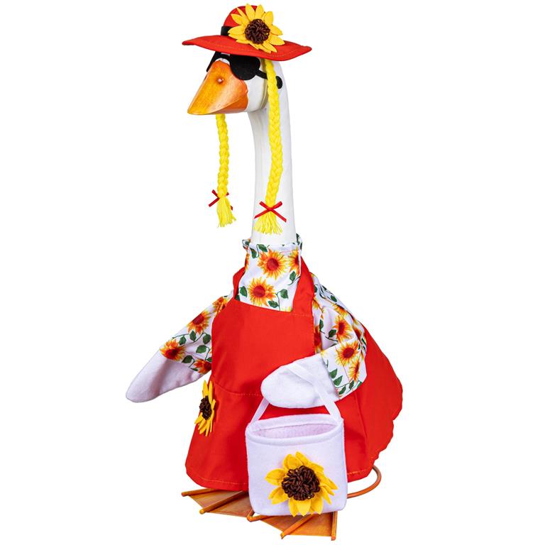 Porch Goose Sunflower Dress Outfit