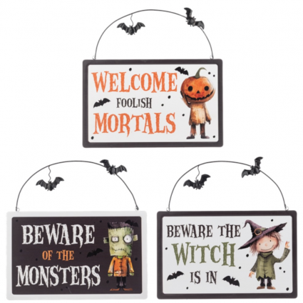 Halloween Message Door Hanger (Sold Separately)
