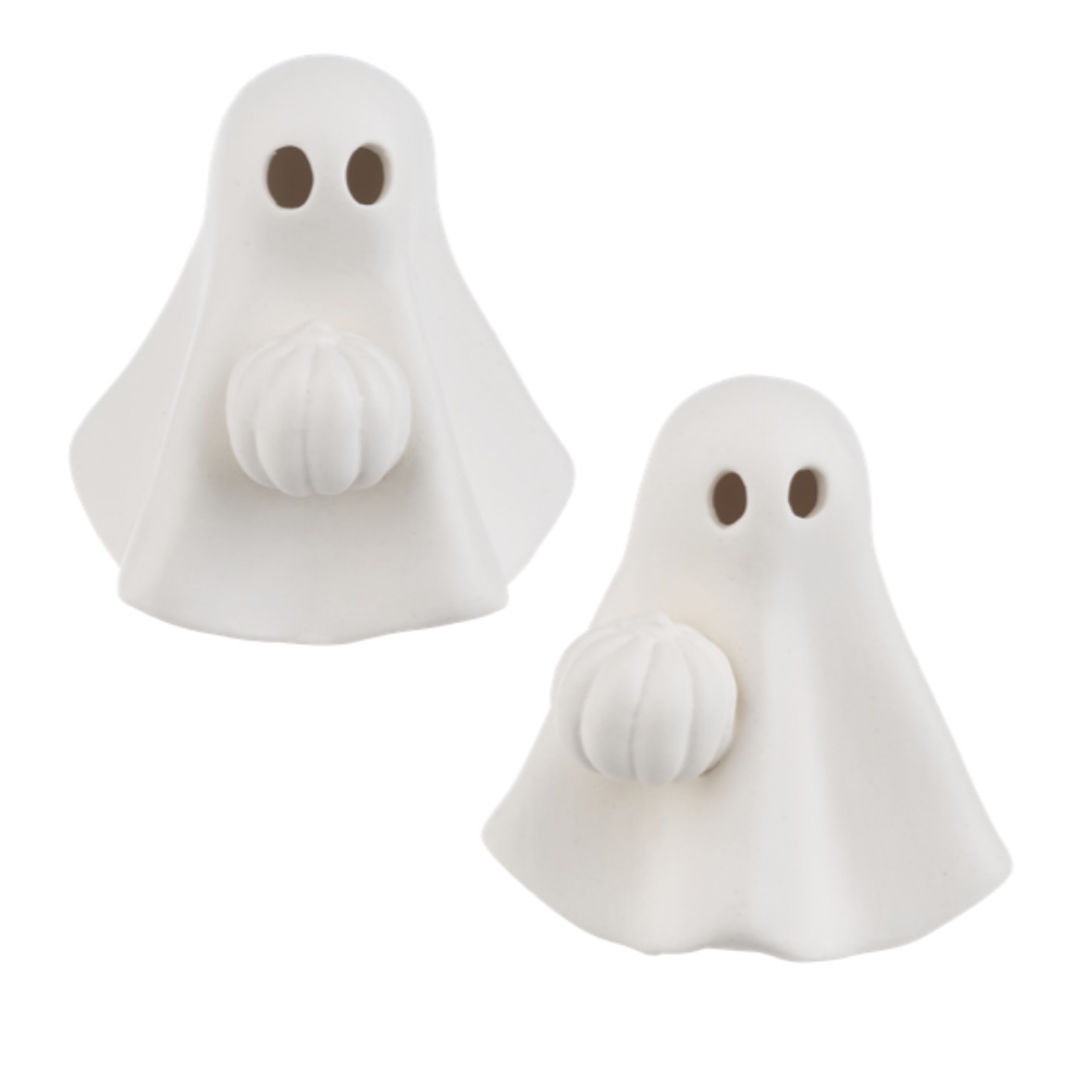 Ghost with Pumpkin Figurine (Sold Separately)