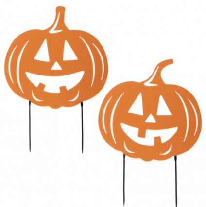 Happy Pumpkin Yard Stake (Sold Separately)
