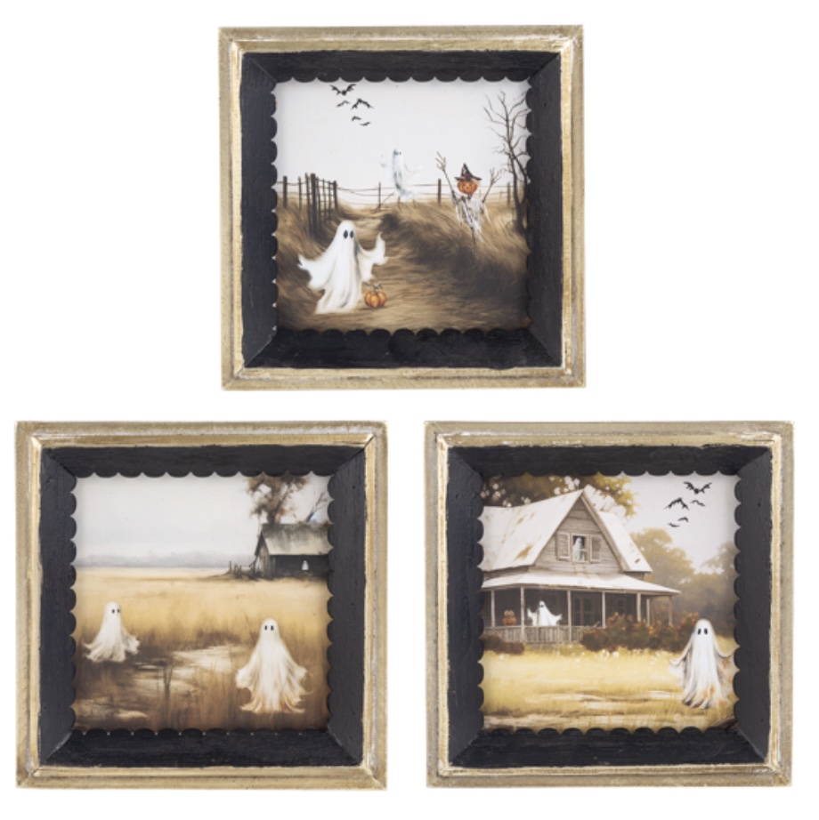 Haunted Landscape with Ghosts Wall Decor (Sold Separately)