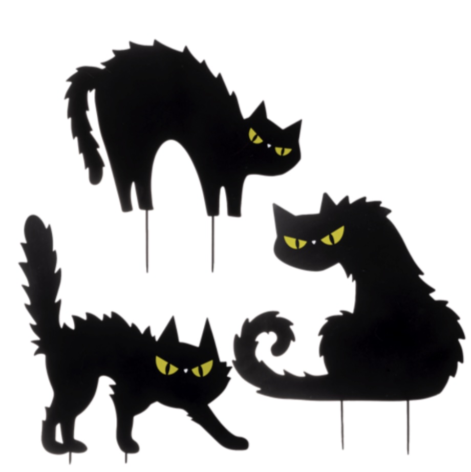 Spooky Cat Yard Stake (Sold Separately)