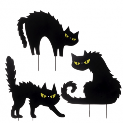 Spooky Cat Yard Stake (Sold Separately)
