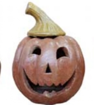 Jolly Round Jack-O�-Lantern 16"H X 12"W