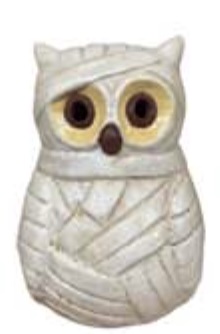 Mummy Owl  14"H 