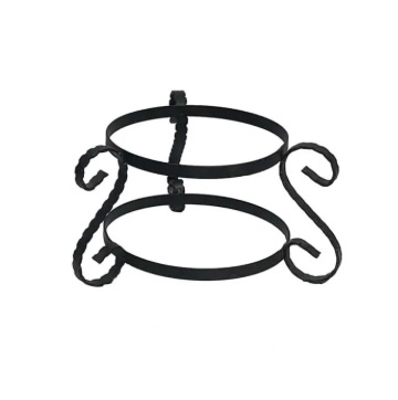 Metal Scroll Globe Holder 5.5"
