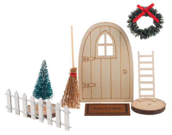 Merry Minis Christmas Figurines Set - Woodland