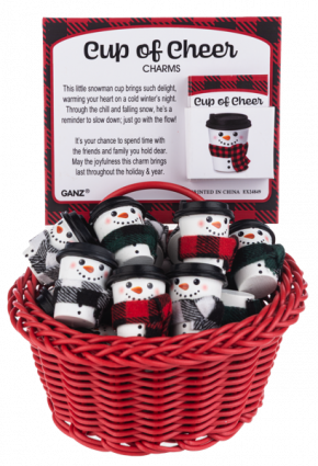 Cup of Cheer Snowmen Charms (sold separately)