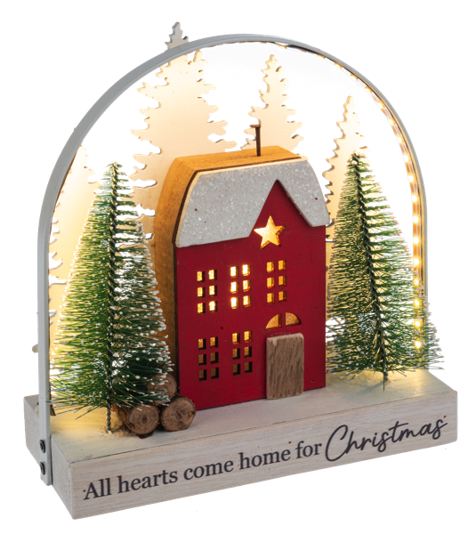Light Up Christmas Village Decor