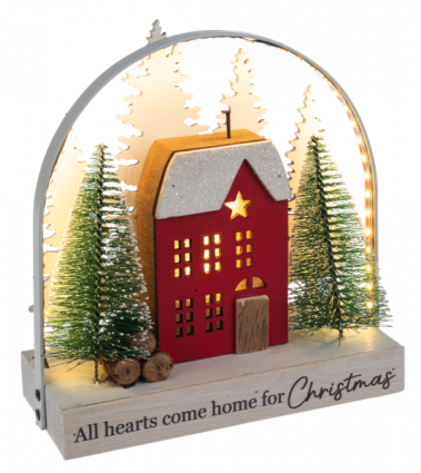 Light Up Christmas Village Decor