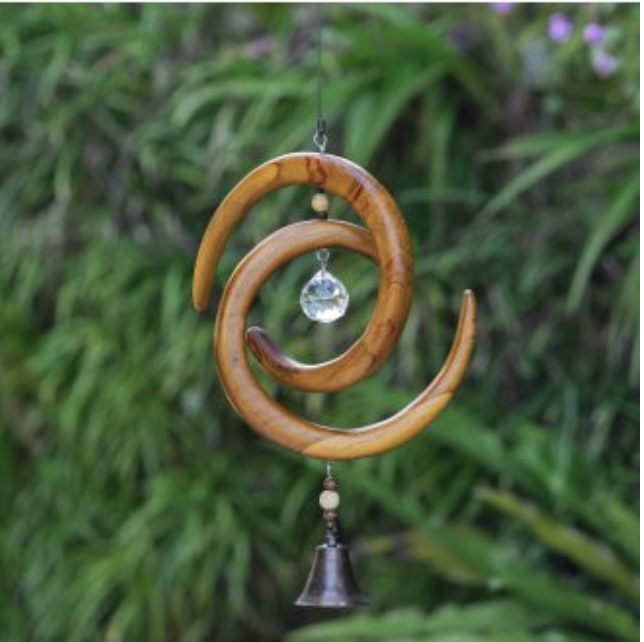 Recycled Teak Sun Catcher � Spinning Spiral