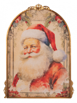 Vintage Santa Wall Decor