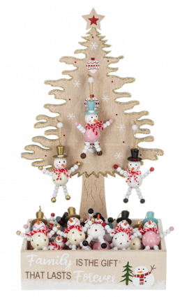Snowman Ornaments (sold separately) 3.5"