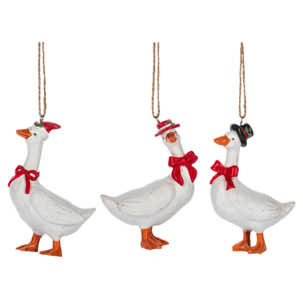 Cottage Geese Ornament (sold separately) 3.5"