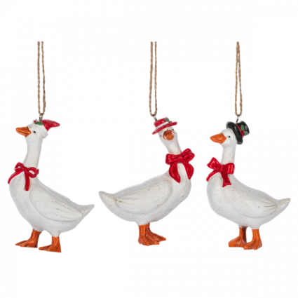 Cottage Geese Ornament (sold separately) 3.5"