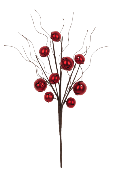 Bell & Twig Spray 19"H