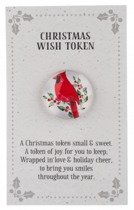 Christmas Cardinal Pocket Token