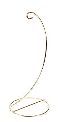 Gold Ornament Stand 11"H