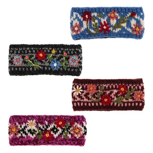 Embroidered Winter Headbands (sold separately)