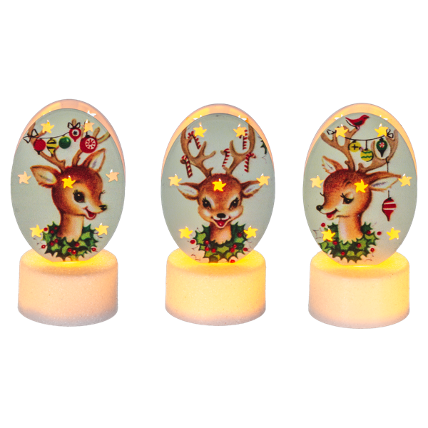 LED Light Up Retro Reindeer Mini Shimmers (sold separately)