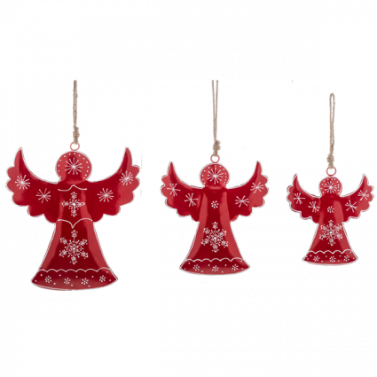 Hand Painted Scandi Angel Ornament (sold separately) 14"