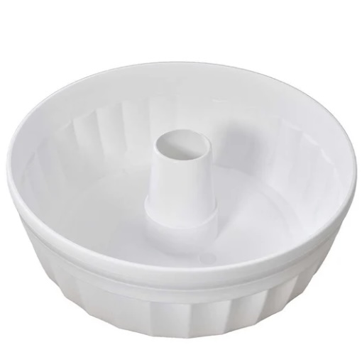 Umbrella Planter Round White 15"