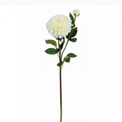 White Dahlia Spray 29"