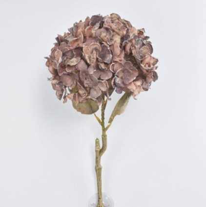 Brown Dried Hydrangea Spray 24.5"