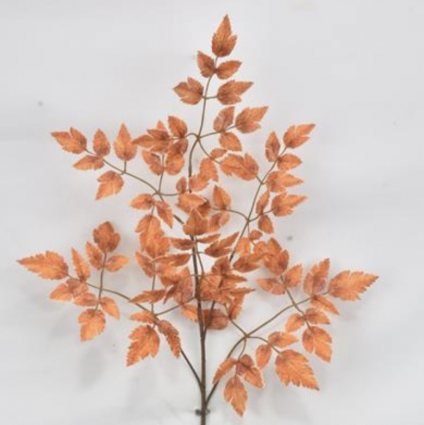 Burgundy Leaf Spray 37"