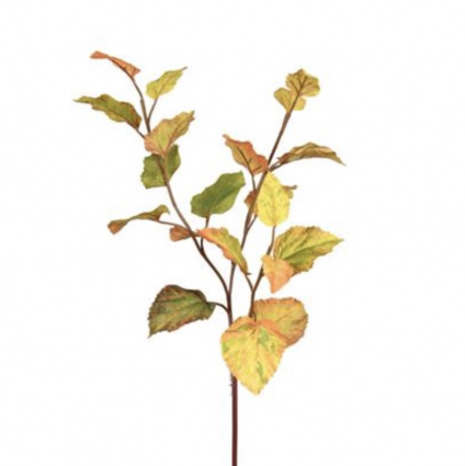 Perilla Leaf Spray Yellow Orange Green 32"