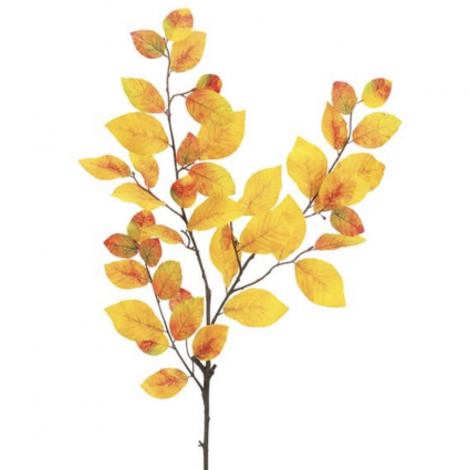 Gold Brown Beech Spray 35"