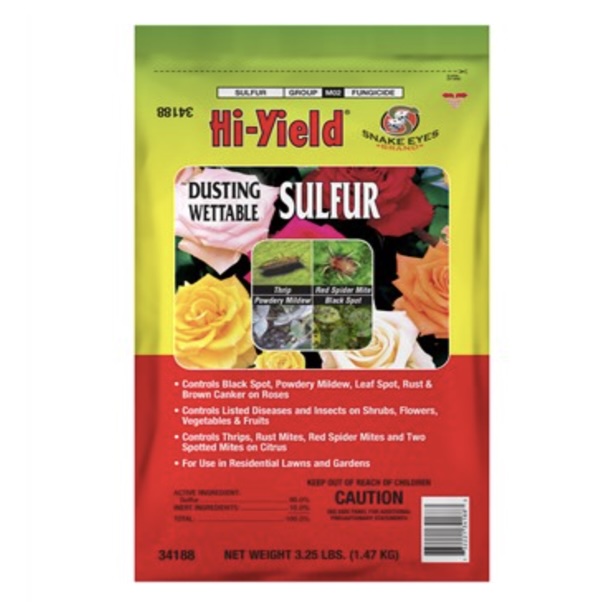 Hi-Yield&reg; Dusting Wettable Sulfur - 3.25lb - Granules