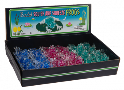 Beaded Squish and Squeeze Frogs (sold separately)