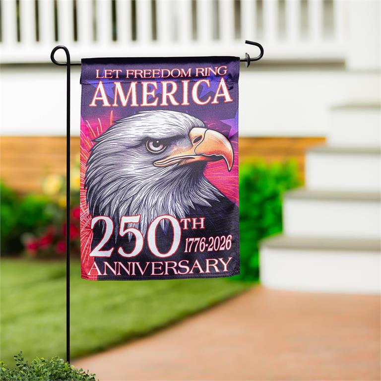 250th Anniversary Let Freedom Ring Mini Flag