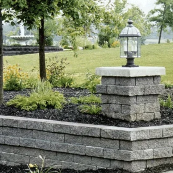 Gray Pyzique Retaining Wall Blocks