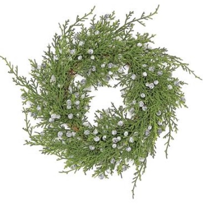 Seeding Juniper Candle Wreath 4.5"
