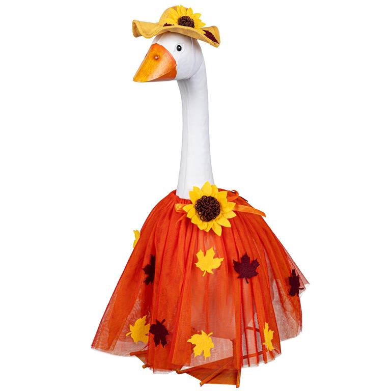 Porch Goose Fall Leaf Outfit