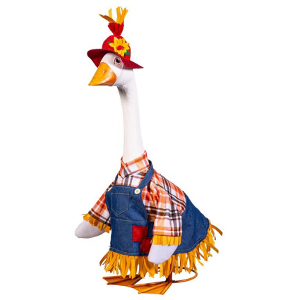 Porch Goose Scarecrow Outfit