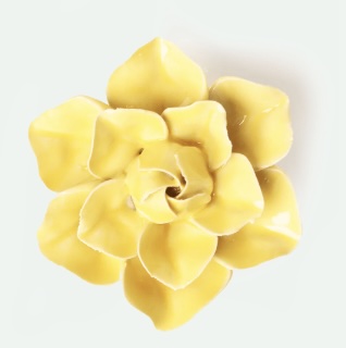 Yellow Ceramic Daffodil Flower